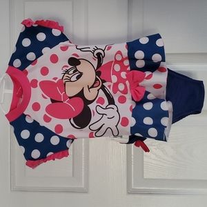 Girls 2T Minnie Mouse 2pcs swimsuit